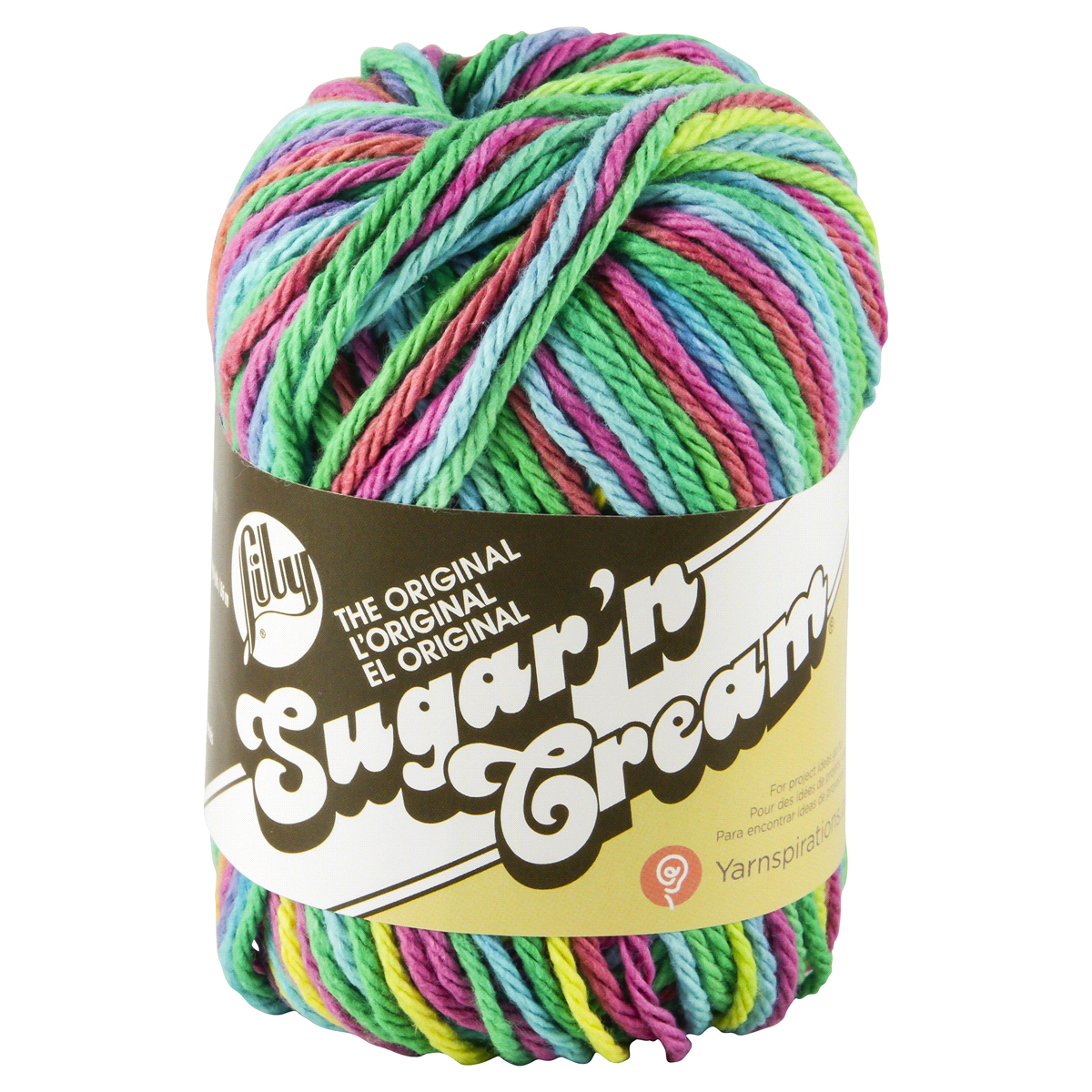 slide 1 of 3, Lily Sugar'N Cream Yarn - Psychedelic, 1 ct