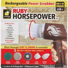 slide 1 of 1, RUBY Sliders Horsepower Scrubber, 1 ct