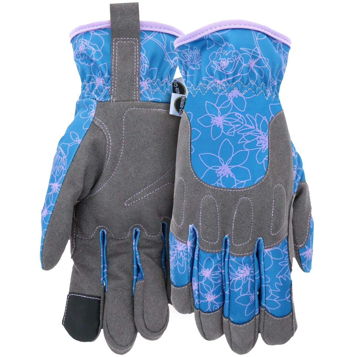 slide 1 of 1, Miracle Gro Hi-Dex Synthetic Leather Glove Medium/Large, 1 ct