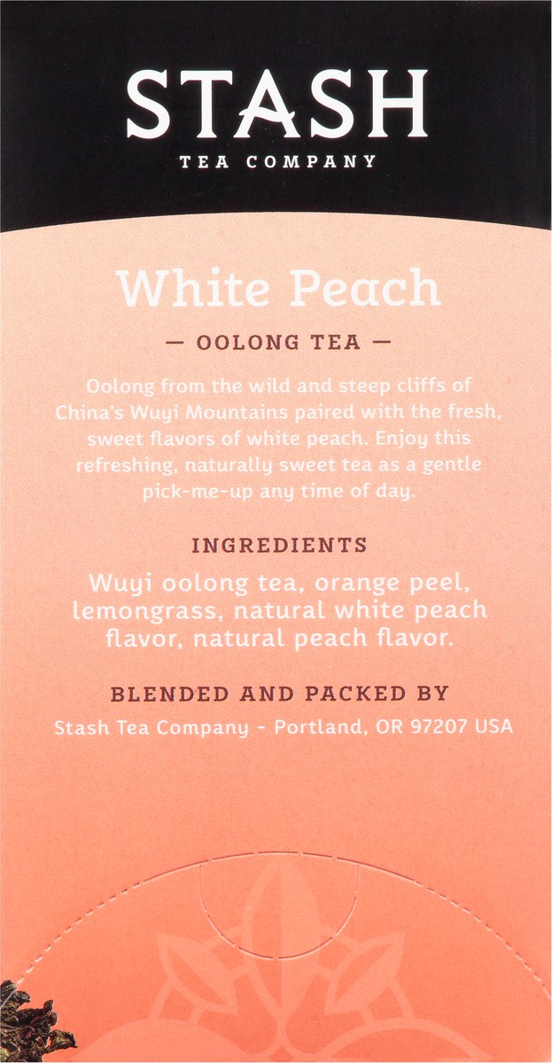 slide 6 of 13, Stash Bags White Peach Oolong Tea 18 ea, 18 ct