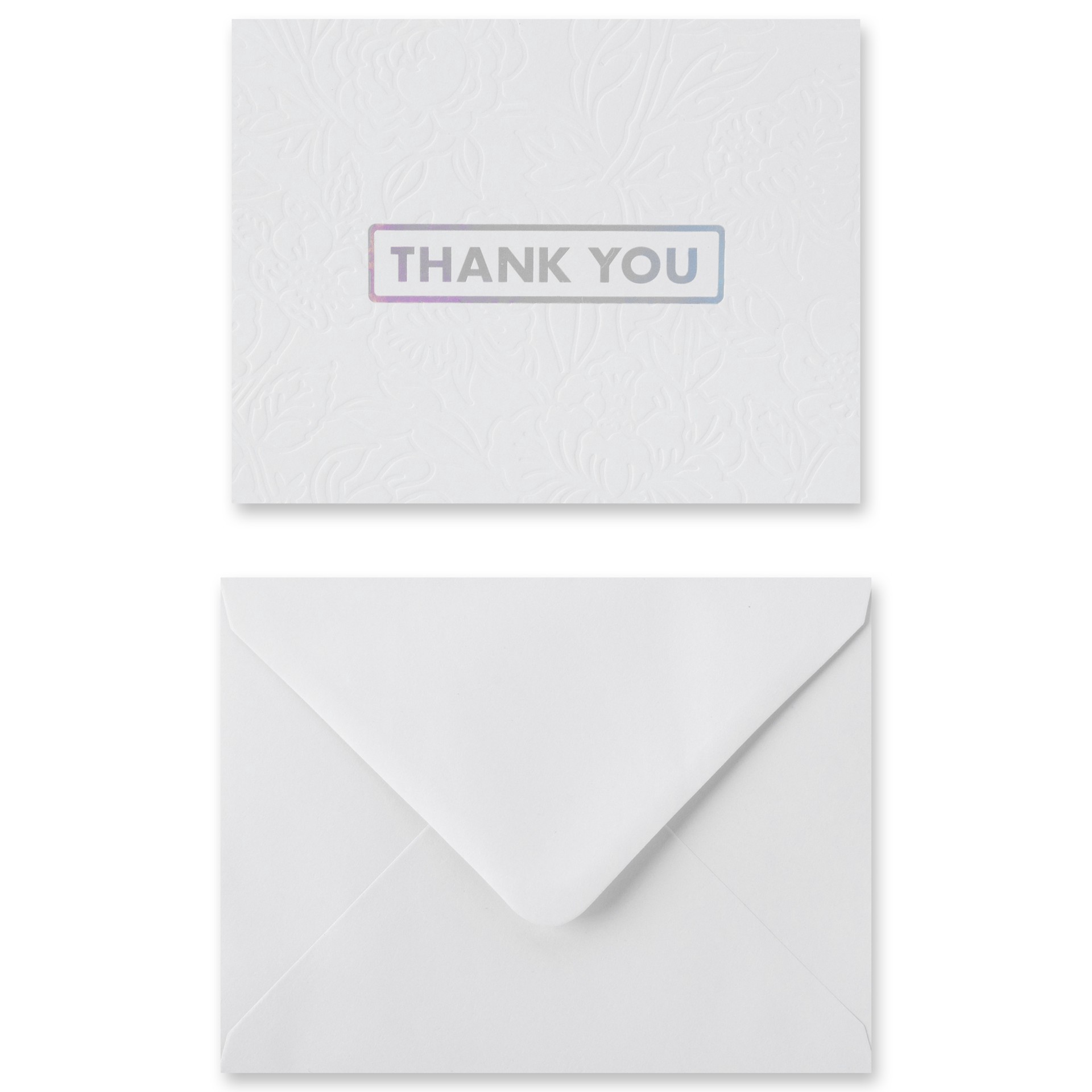 slide 5 of 6, Embossed Thank You Cards & Envelopes By Recollections, 5.5" X 4.2", 5.5 in x 4.2 in
