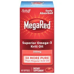 MegaRed Superior Omega-3 Krill Oil 350 mg, 60 softgels