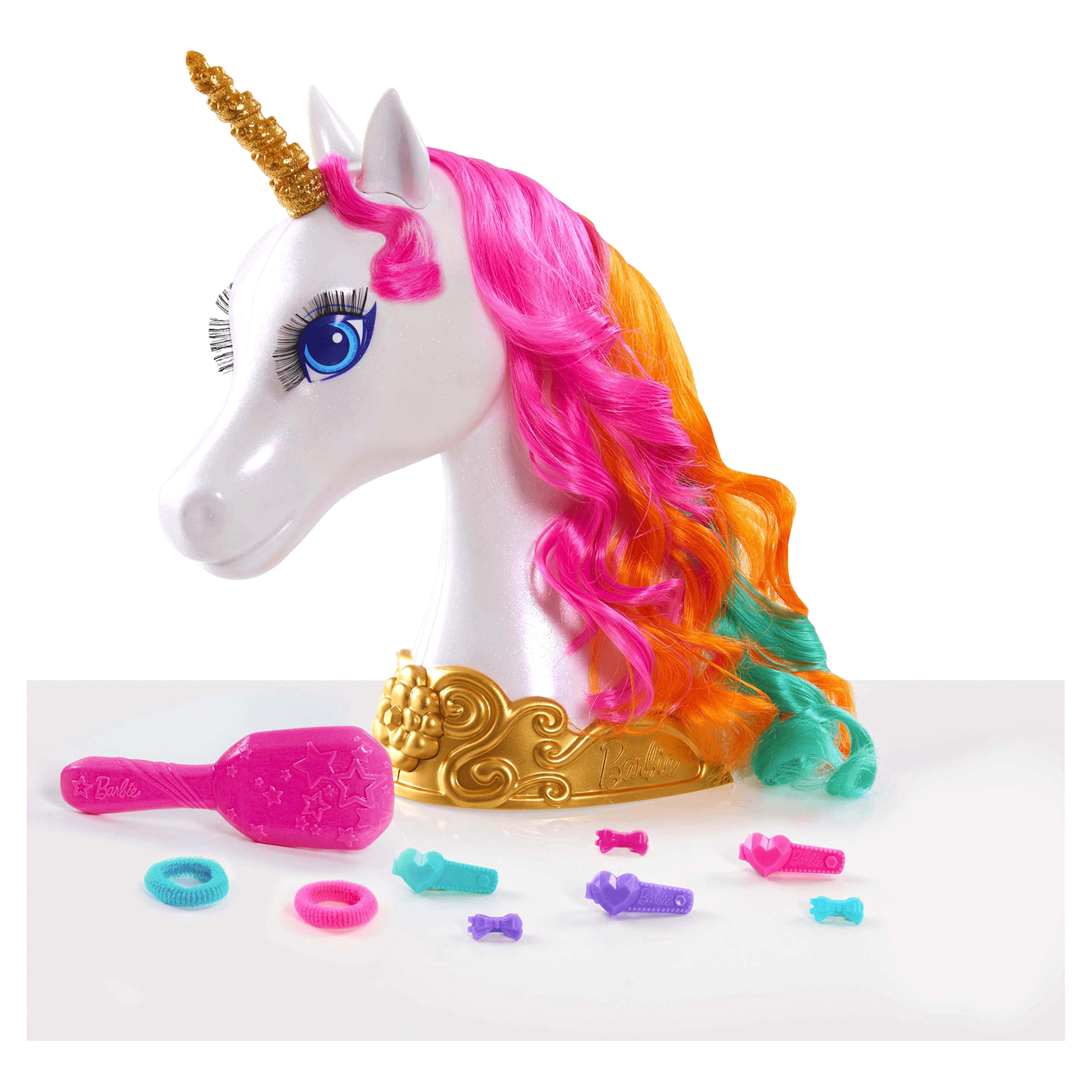 slide 2 of 5, Barbie Dreamtopia Unicorn Styling Head, 1 ct