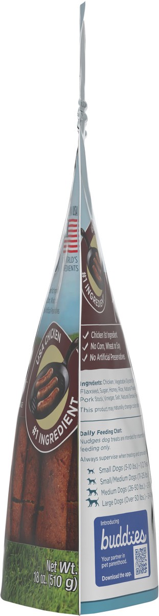 slide 5 of 5, Blue Buffalo Nudges Homestyle Natural Dog Treats, Chicken and Pork, 18oz Bag, 18 oz