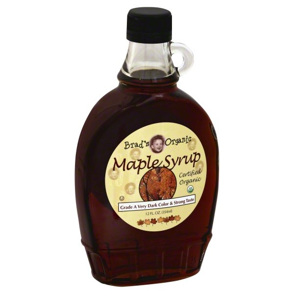 slide 1 of 2, Brad's Organic Very Dark Maple Syrup, 12 oz
