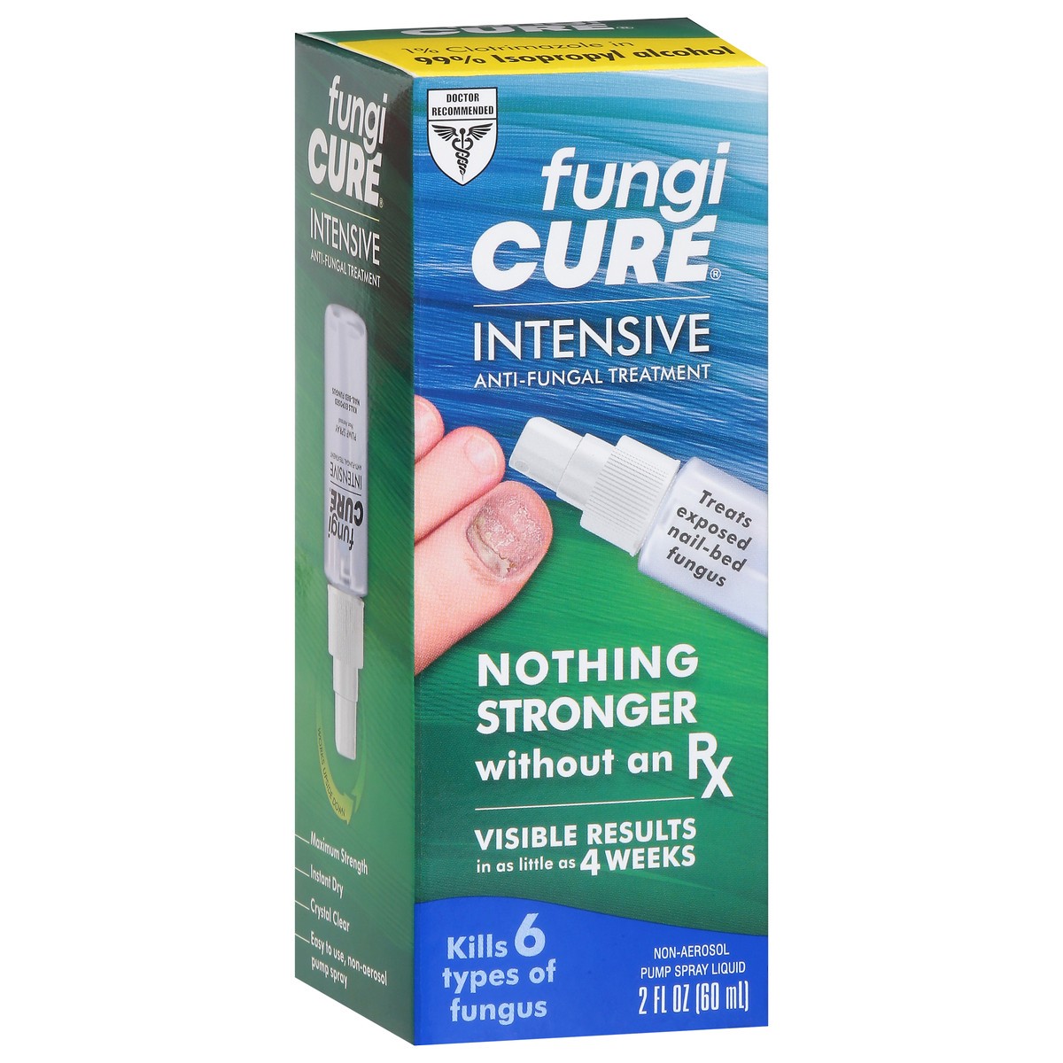 slide 7 of 9, FungiCure Maximum Strength Intensive Anti-Fungal Spray, 2 oz