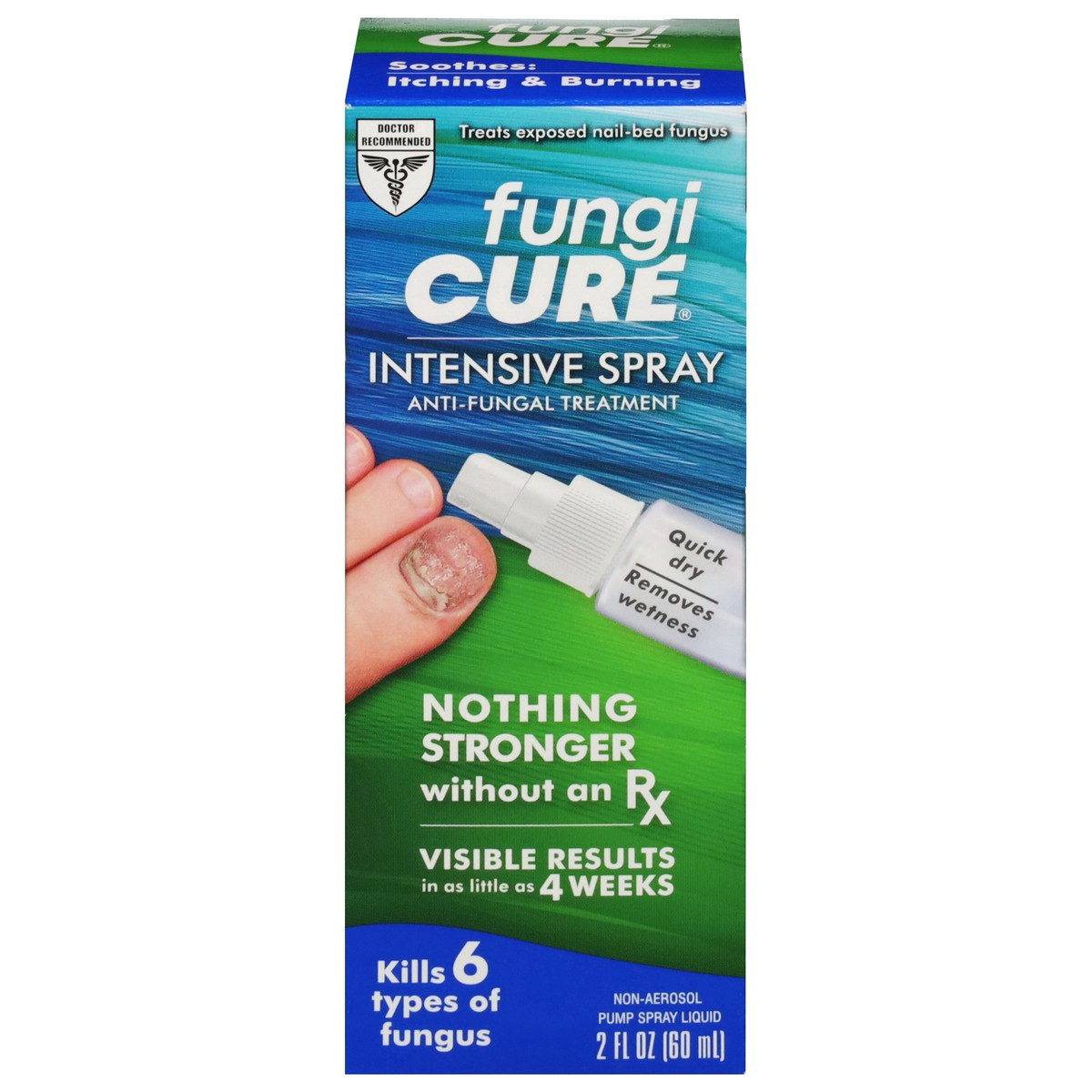 slide 1 of 9, FungiCure Maximum Strength Intensive Anti-Fungal Spray, 2 oz