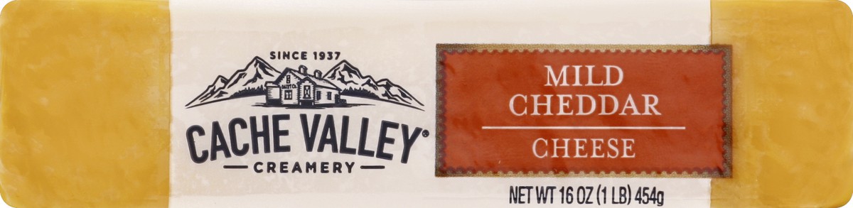 slide 2 of 5, Cache Valley Mild Cheddar Cheese, 16 oz