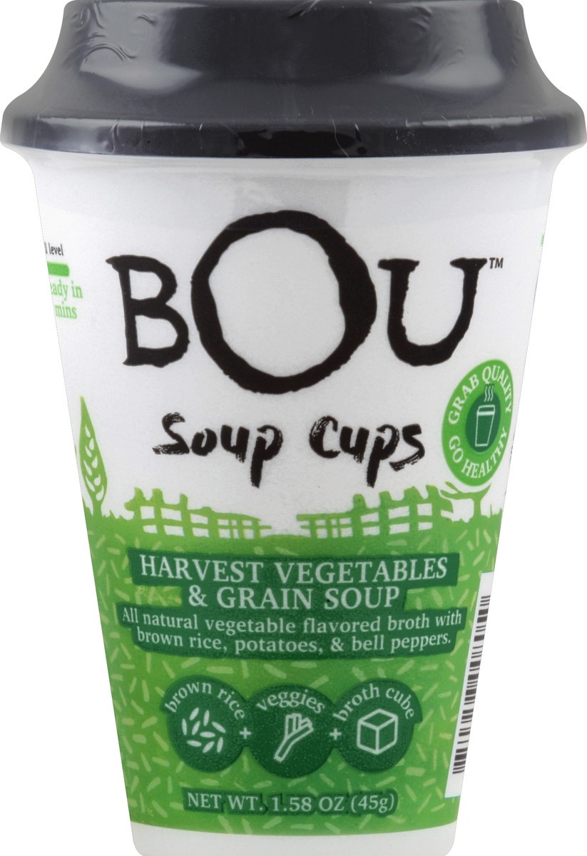 slide 3 of 3, BOU Soup Cups Harvest Vegetables & Grain, 1.58 oz