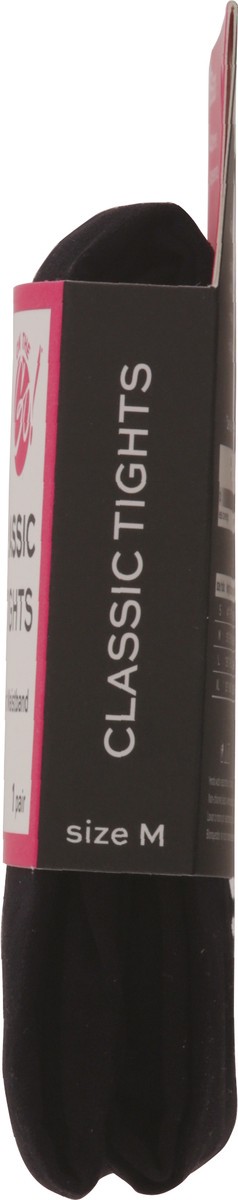 slide 5 of 10, On the Go Black Classic Tights M 1 ea, 1 ct