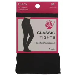 On the Go Black Classic Tights M 1 ea