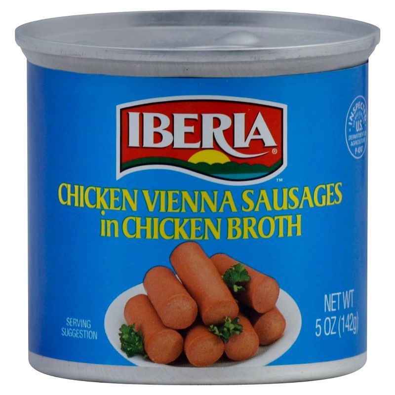 slide 1 of 2, Iberia Chicken Vienna Sausages in Chicken Broth - 5oz, 5 oz