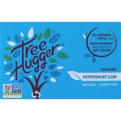 Tree Hugger Peppermint Gum Sticks Natural Sugar Free