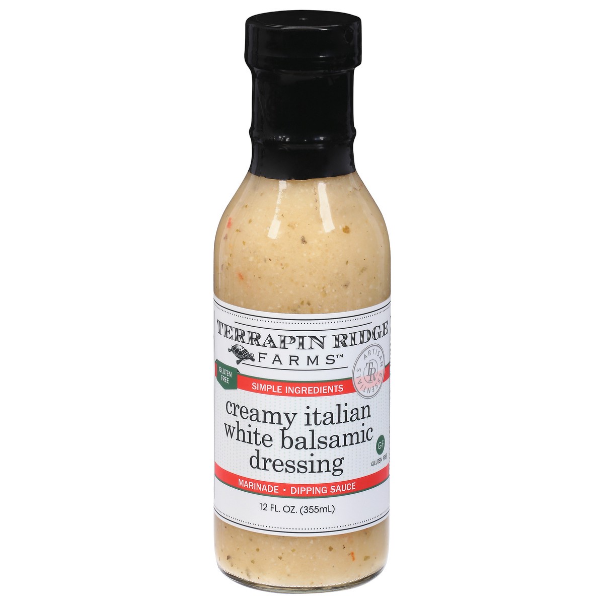 slide 12 of 13, Terrapin Ridge Farms Marinade & Dipping Sauce - Creamy Italian White Balsamic Dressing, 12 fl oz