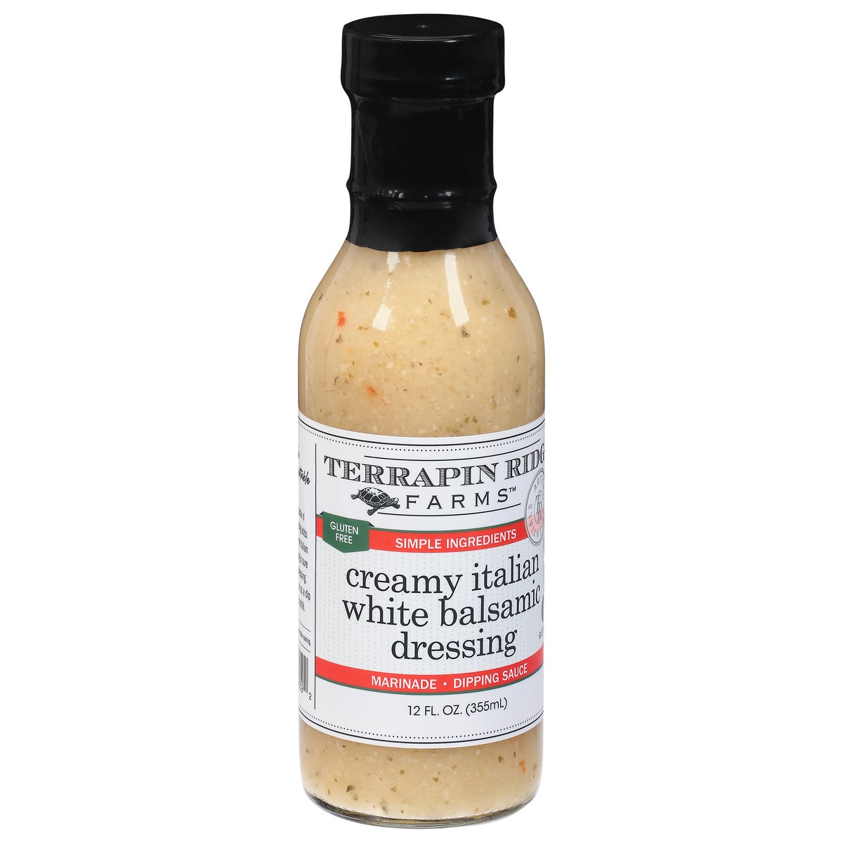 slide 11 of 13, Terrapin Ridge Farms Marinade & Dipping Sauce - Creamy Italian White Balsamic Dressing, 12 fl oz