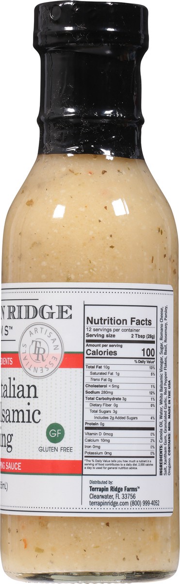 slide 7 of 13, Terrapin Ridge Farms Marinade & Dipping Sauce - Creamy Italian White Balsamic Dressing, 12 fl oz