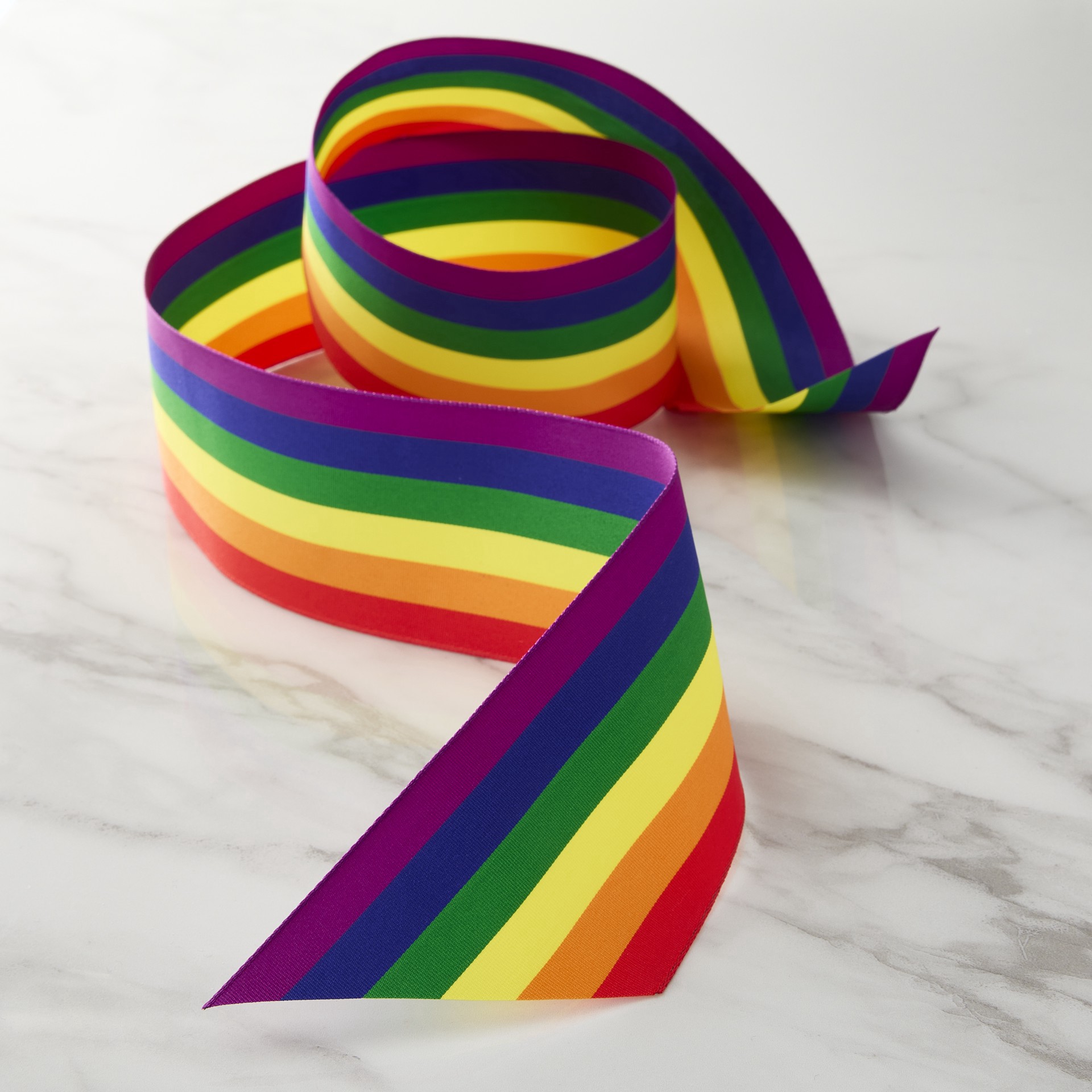 slide 2 of 2, 2.5" X 3yd. Wired Rainbow Grosgrain Ribbon By Celebrate It, 2.5 in x3 yd