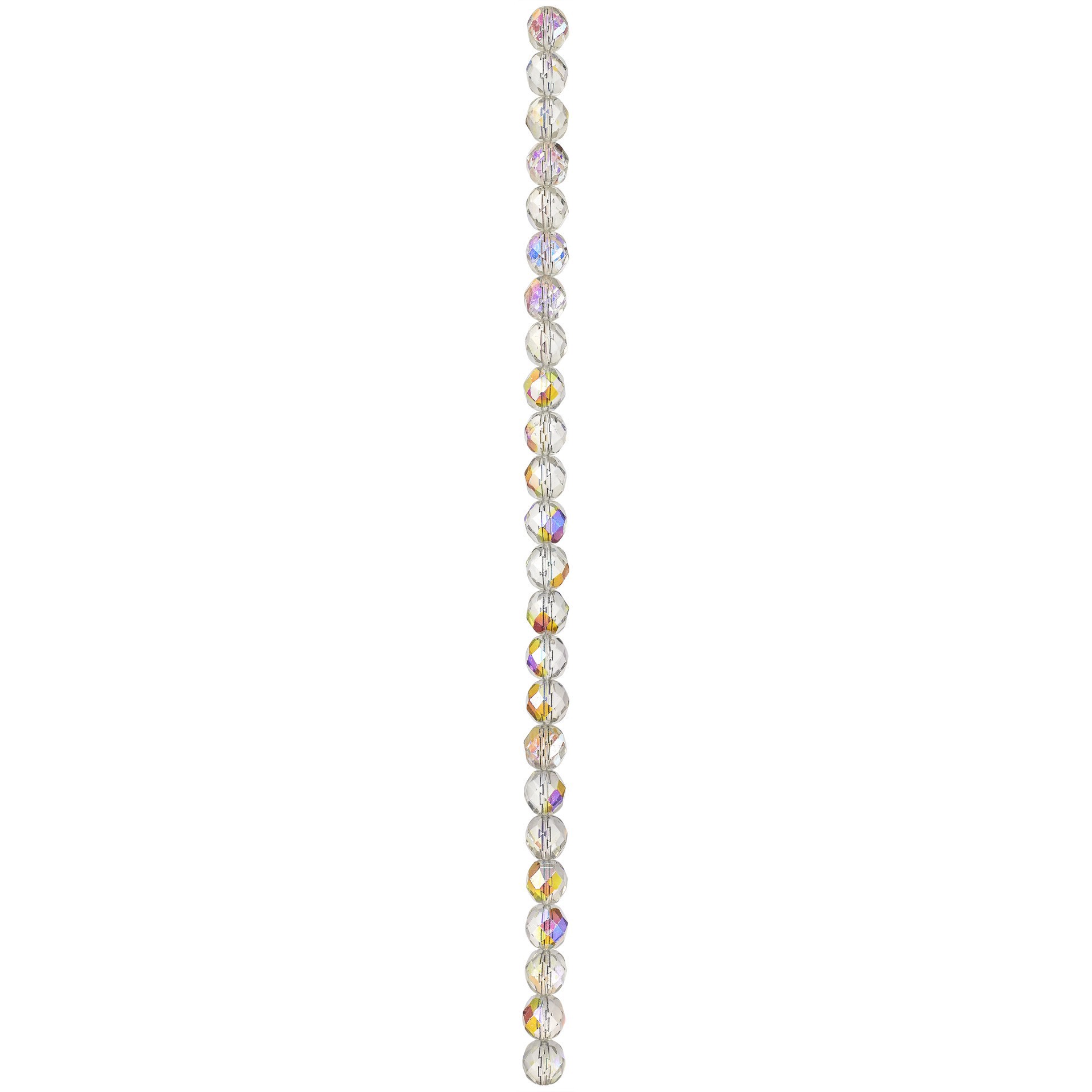 slide 3 of 3, Crystal Czech Glass Faceted Beads, 8mm By Bead Landing, 8mm
