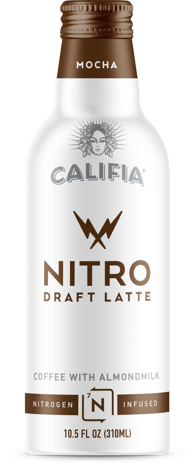 slide 1 of 1, Califia Farms Mocha Nitro Cold Brew Coffee with Almond Milk, 10.5 fl oz