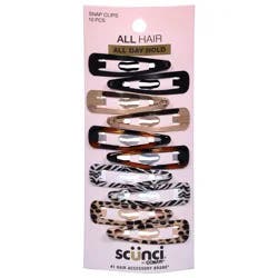 scünci Snap Clips - 10 ct