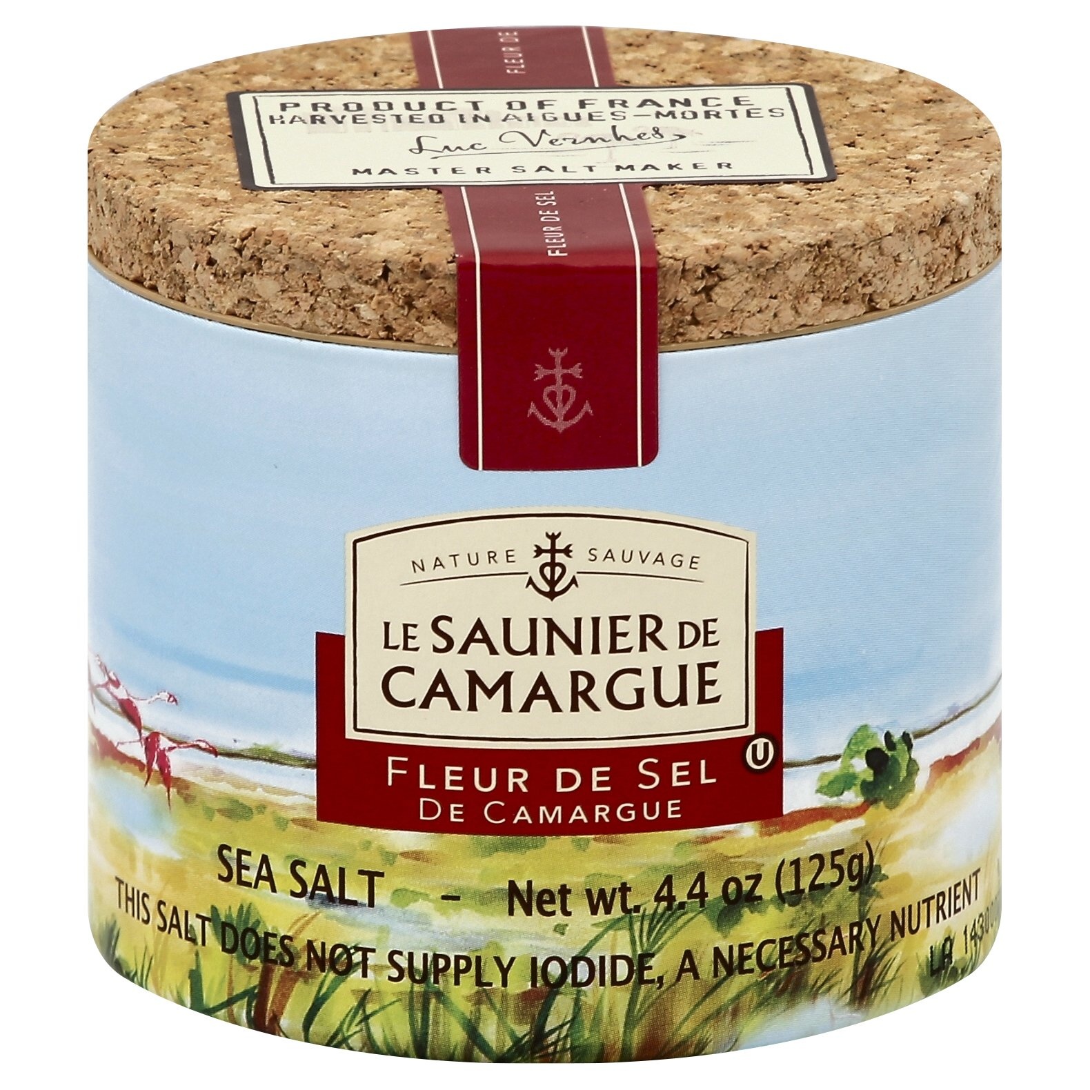 slide 1 of 2, Le Saunier De Camargue Sea Salt 4.4 oz, 