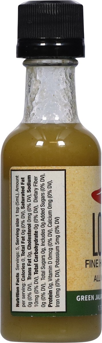 slide 13 of 15, Lola's Green Jalapeno And Serrano Hot Sauce 1.75 Ounces, 1.7 oz