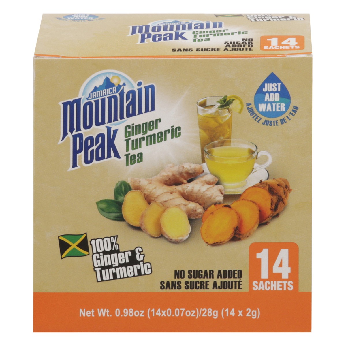 slide 7 of 13, Mountain Peak Ginger Turm Tea Unsweet 0.98 Ounces, 0.9 oz