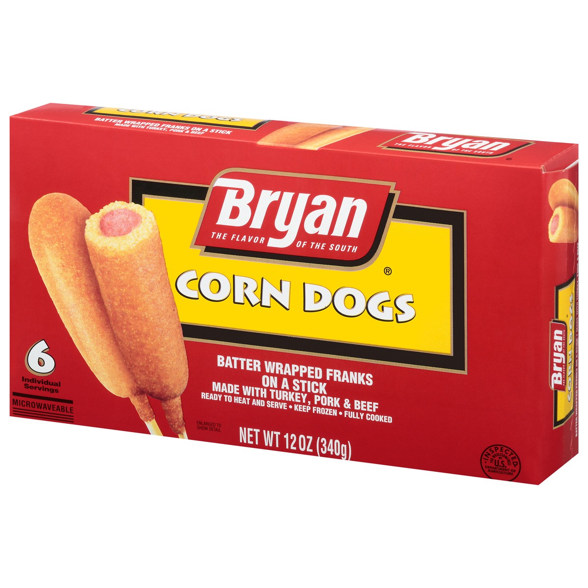 slide 7 of 10, Bryan All Meat Corn Dogs, 12 oz