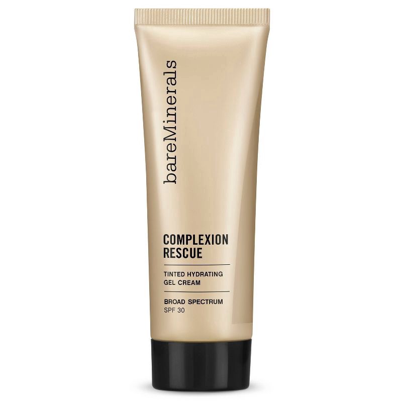 slide 1 of 6, bareMinerals Complexion Rescue Tinted Hydrating Gel Cream Tan, 1.18 oz