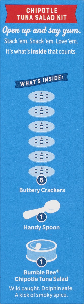 slide 13 of 14, Bumble Bee Snack on the Run! Chipotle Tuna Salad with Crackers Kit 3.5 oz. Box, 3.5 oz