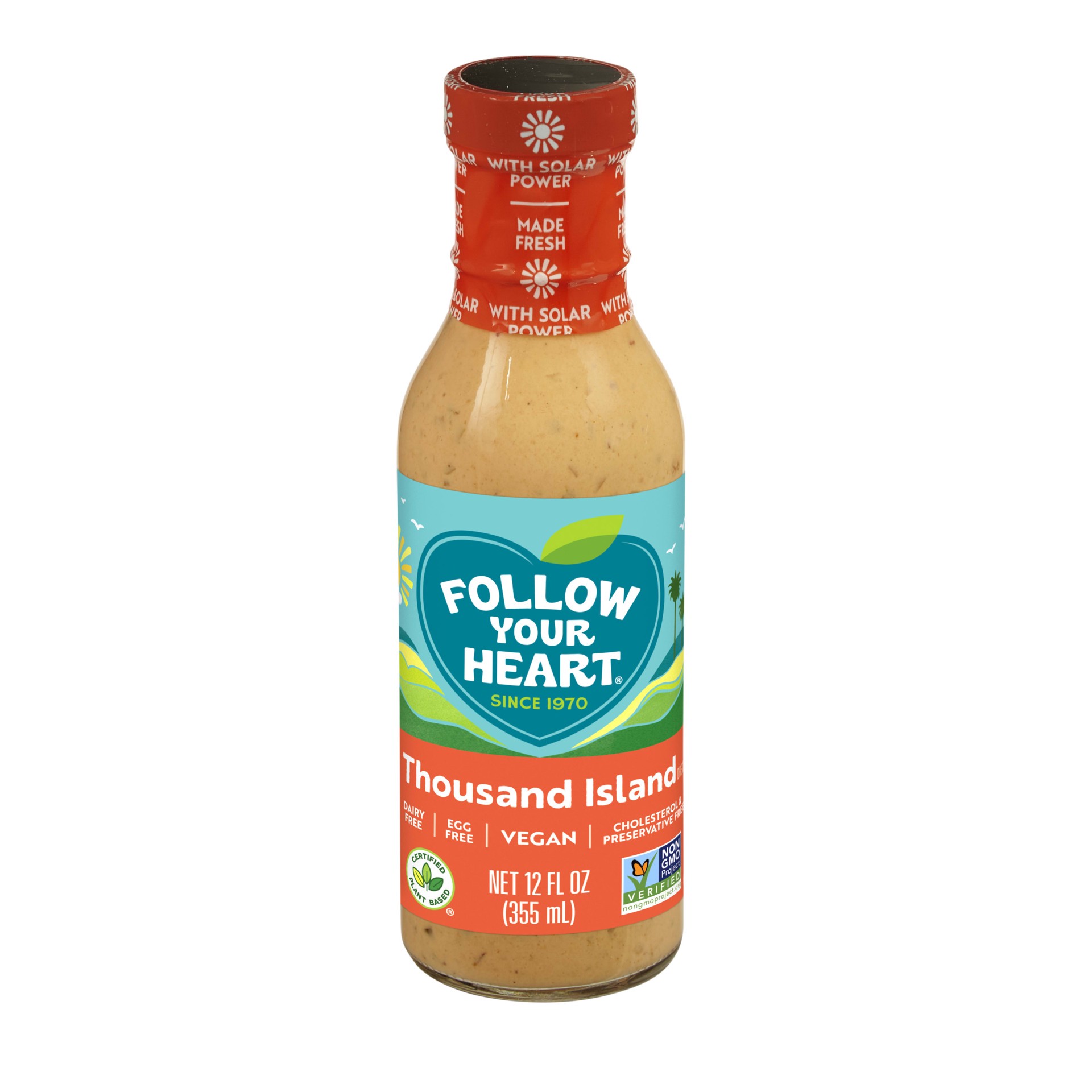 slide 1 of 5, Follow Your Heart Vegan Thousand Island Dressing, 12 oz