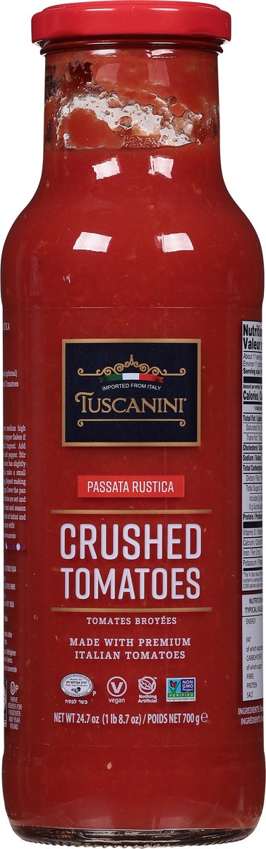 slide 4 of 9, Tuscanini Crushed Tomatoes, 24.7 oz