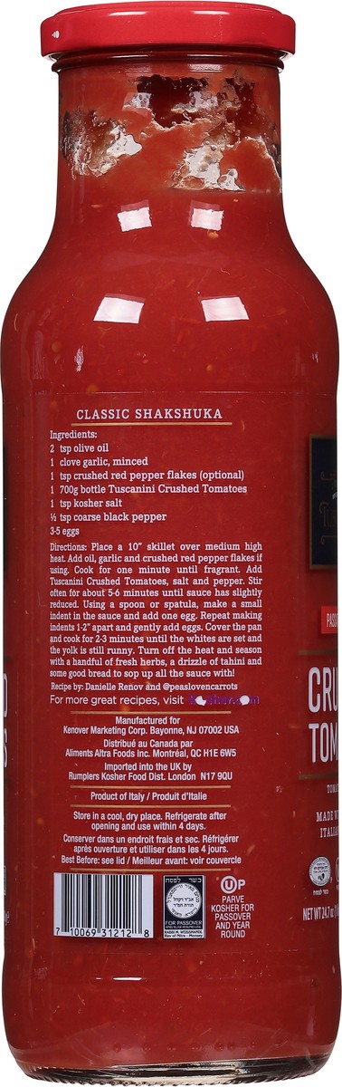 slide 2 of 9, Tuscanini Crushed Tomatoes, 24.7 oz