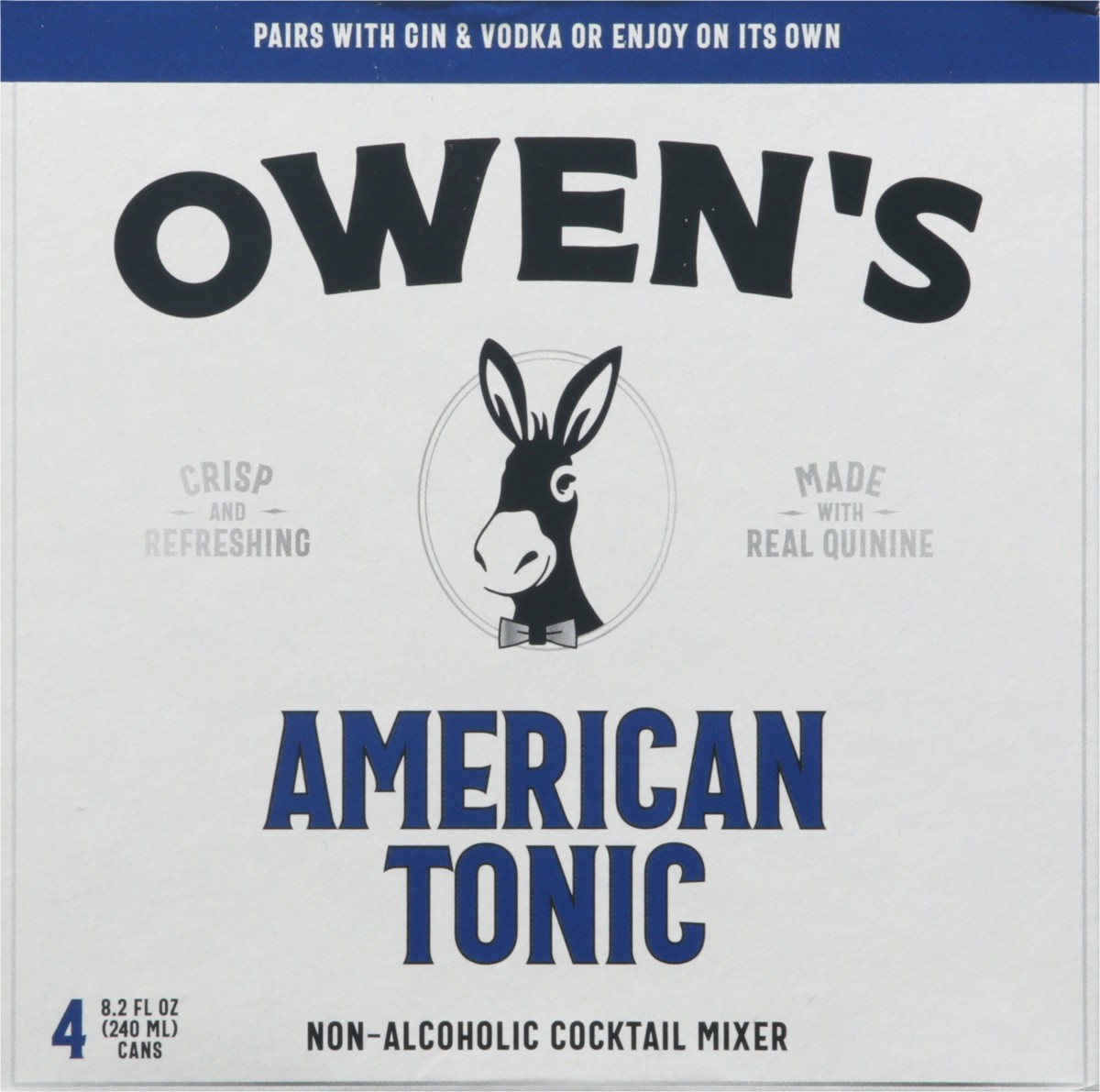 slide 6 of 11, Owen's Non-Alcoholic American Tonic Cocktail Mixer 4 - 8.2 fl oz Cans, 4 ct