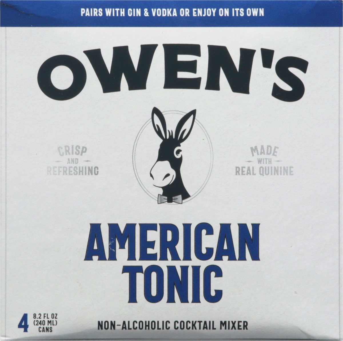 slide 11 of 11, Owen's Non-Alcoholic American Tonic Cocktail Mixer 4 - 8.2 fl oz Cans, 4 ct