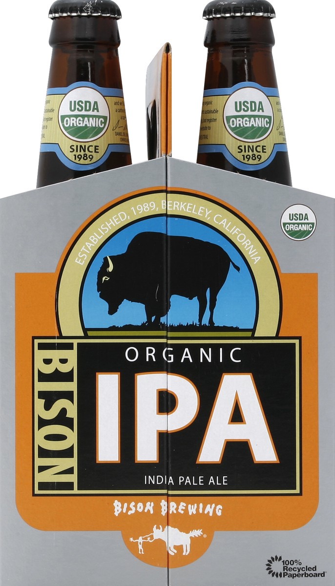 slide 3 of 4, Bison IPA, Organic, India Pale Ale, 22 oz btl