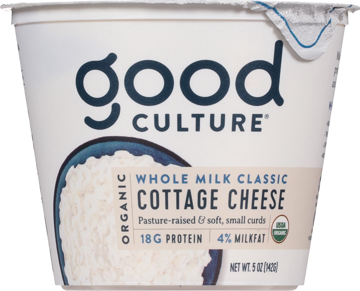 slide 6 of 9, good culture Organic Whole Milk Classic Cottage Cheese 5 oz, 5 oz