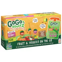 Gogo Squeeze Fruit & Veggies On The Go Variety Pack - 12 ct; 38.4 oz