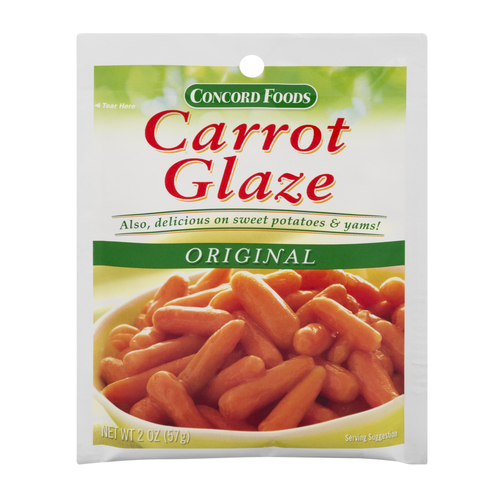 slide 1 of 1, Concord Foods Carrot Glaze Mix, 2 oz