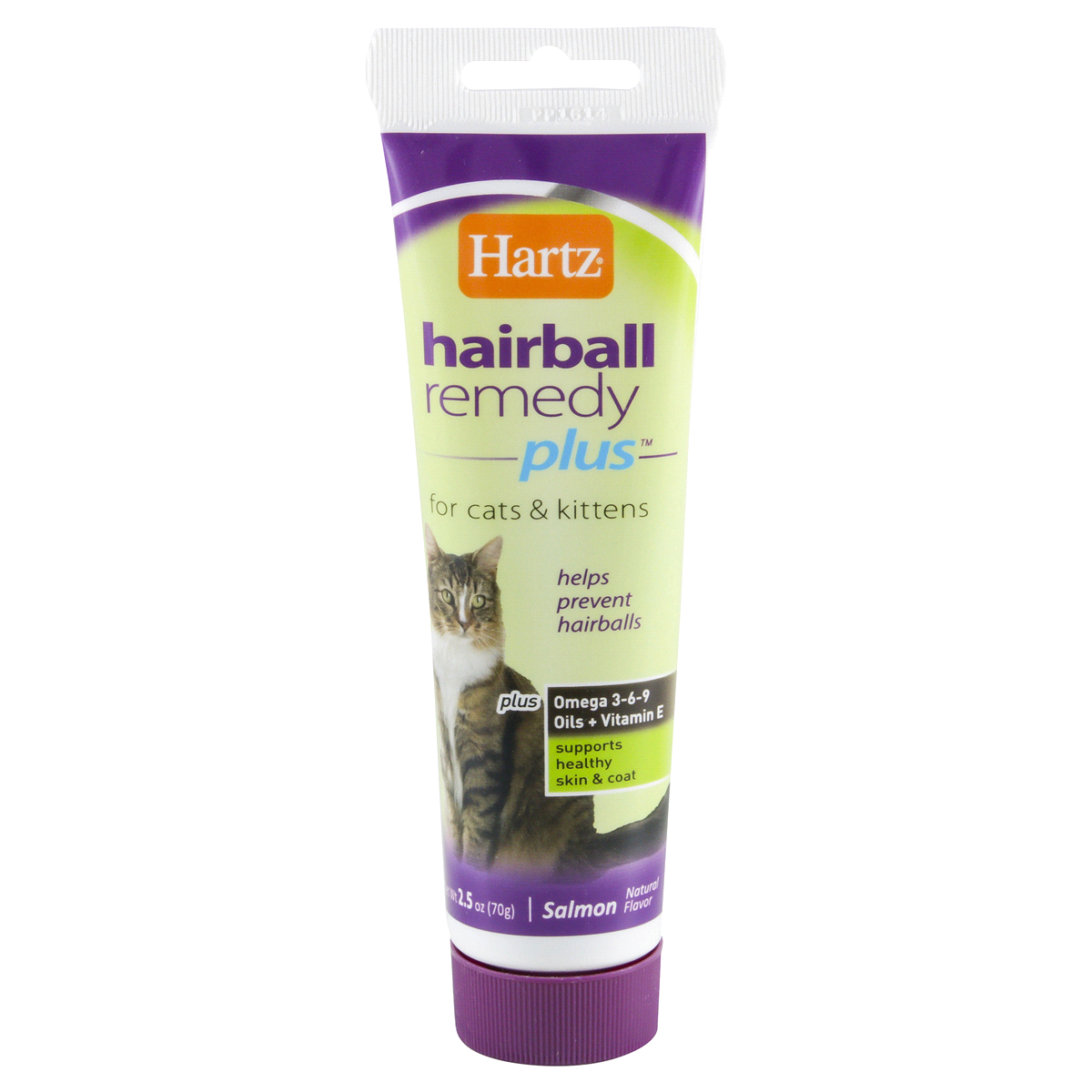 slide 1 of 2, Hartz Hairball Remedy Salmon, 2.5 oz