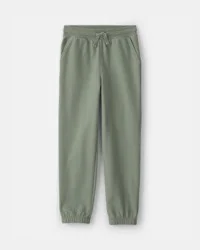 Oshkosh Kid Drawstring Knit Joggers - Green - 12 Months