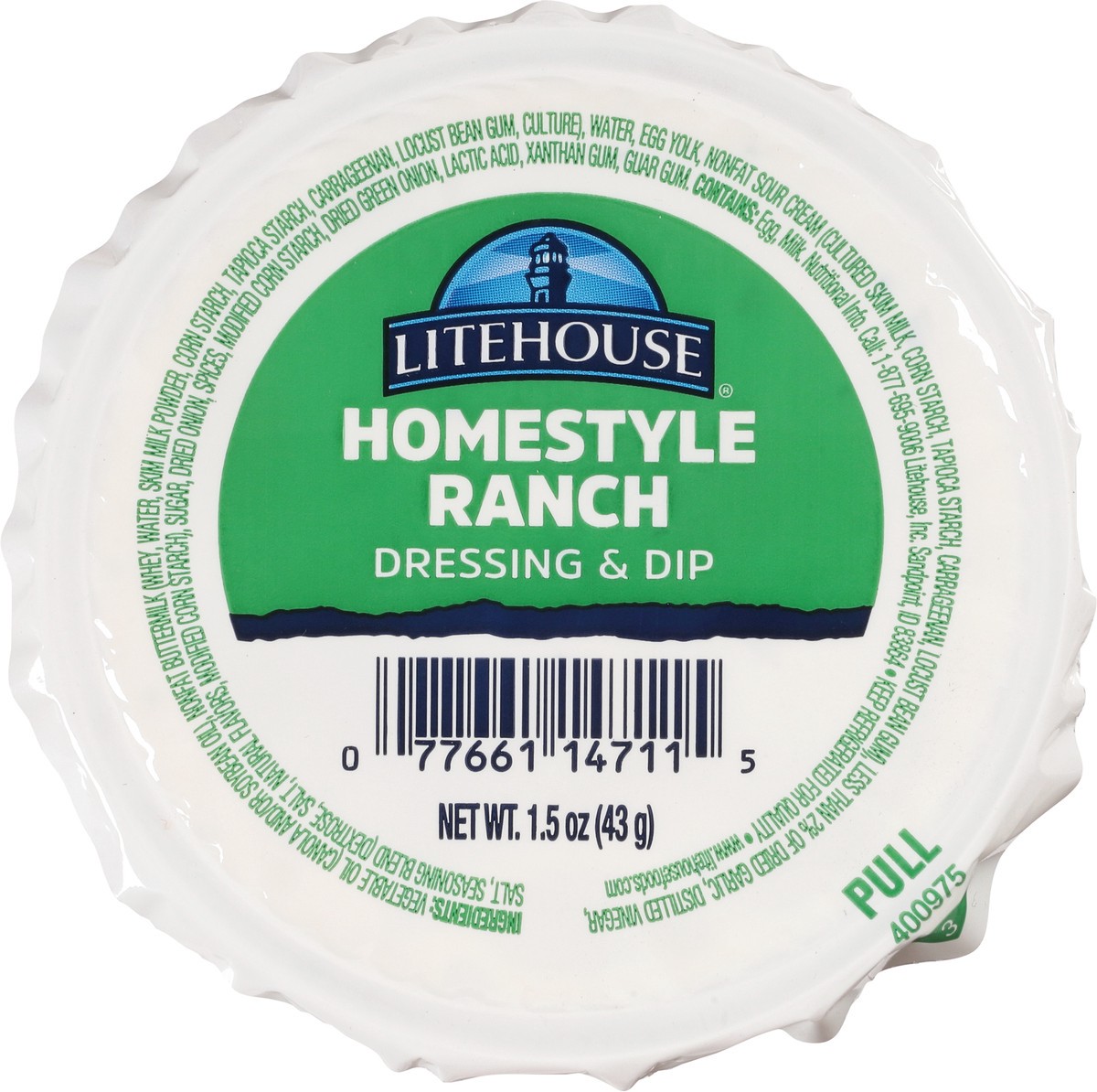 slide 2 of 8, Litehouse Homestyle Ranch Dressing & Dip 1.5 oz, 1.5 oz