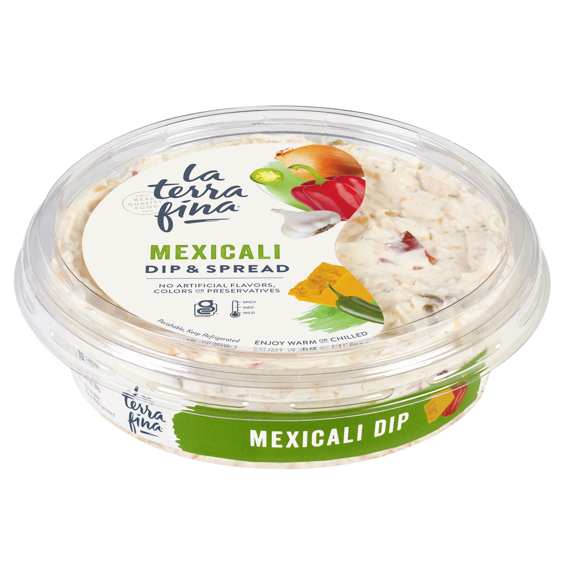 slide 3 of 5, La Terra Fina Dips & Spreads Mexicali Dip & Spread, 10 oz