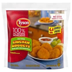 Tyson Fully Cooked Chicken Nuggets, 4.4 lbs. (Frozen)