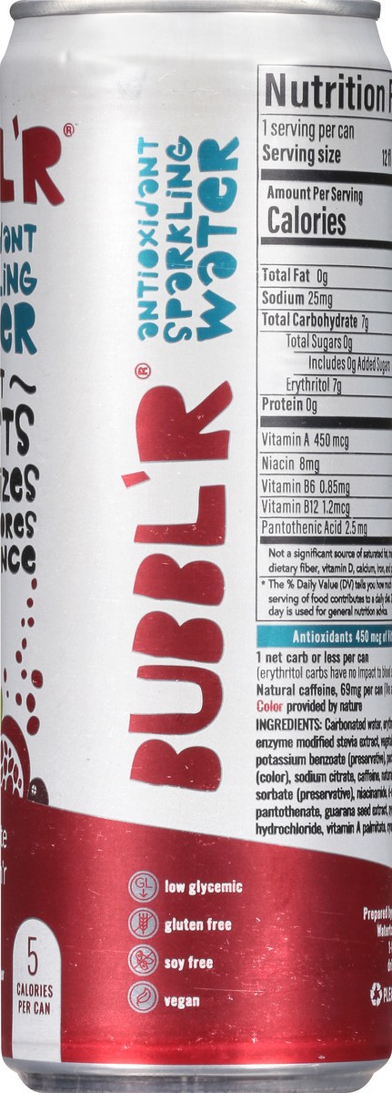 slide 9 of 9, BUBBL'R Pomegranate Acai Refresh'r Antioxidant Sparkling Water - 12 oz, 12 oz