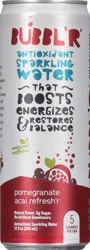 BUBBL'R Pomegranate Acai Refresh'r Antioxidant Sparkling Water- 12 oz