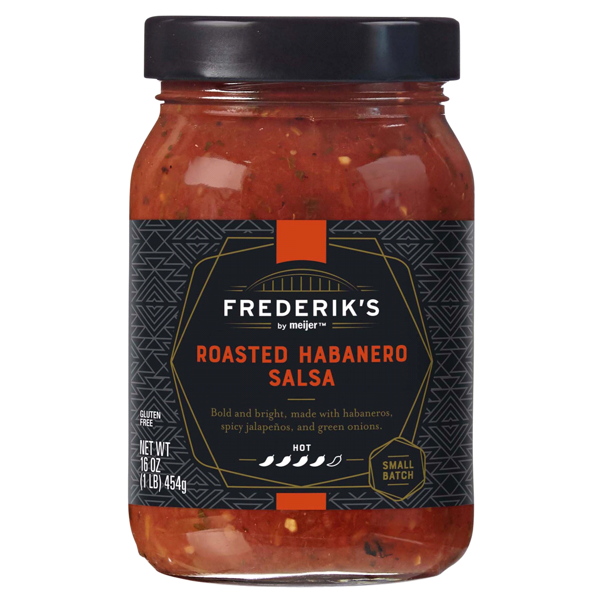 slide 1 of 3, FREDERIKS BY MEIJER Frederik's by Meijer Roasted Habanero Hot Salsa, 16 oz