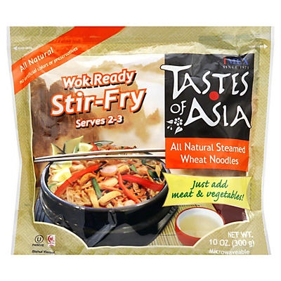 slide 1 of 1, Taste of Asia Wok Ready Stir Fry Udon Noodles, 10 oz