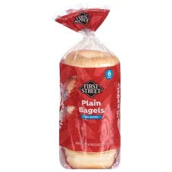 First Street Plain Bagels