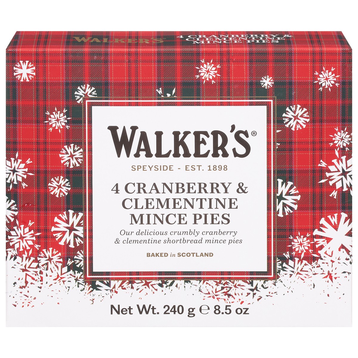 slide 8 of 14, Walkers Cranberry & Clementine Mince Pie 8.5oz - 8.5 OZ, 8.5 oz